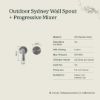 Outdoor Sydney Wall Spout + Progressive Mixer Stainless Steel