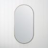 Oval Mirror Antique Brass