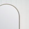 Oval Mirror Antique Brass