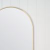 Oval Mirror Brushed Brass