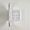 Oval Mirror Cabinet Stainless Steel