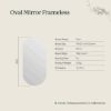 Oval Mirror Frameless