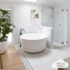 Paddington White Terrazzo Look Tile