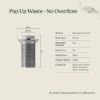 Pop Up Waste - No Overflow - Stainless Steel