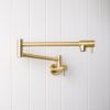 Pot Filler Brushed Brass