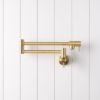 Pot Filler Brushed Brass