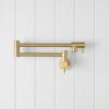 Pot Filler Brushed Brass
