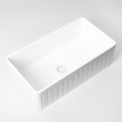 Large Farmhouse Fireclay Sink