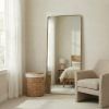 Rectangular Full Length Mirror Antique Brass