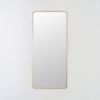 Rectangular Full Length Mirror Brushed Brass
