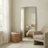 Rectangular Full Length Mirror Brushed Brass