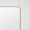 Rectangular Full Length Mirror Brushed Brass