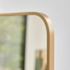 Rectangular Full Length Mirror Brushed Brass