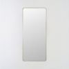 Rectangular Full Length Mirror Warm Brushed Nickel