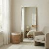 Rectangular Full Length Mirror Warm Brushed Nickel