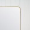 Rectangular Mirror Brushed Brass
