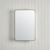 Rectangular Mirror Cabinet Antique Brass