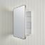 Rectangular Mirror Cabinet Brushed Brass