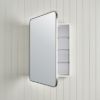Rectangular Mirror Cabinet Warm Brushed Nickel