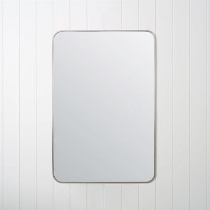 Rectangular Mirror Warm Brushed Nickel