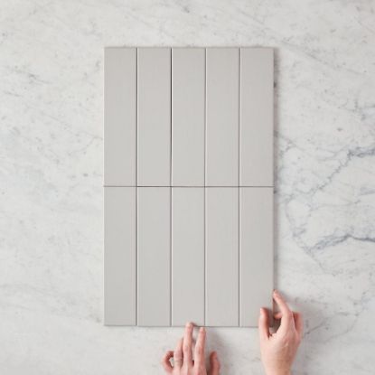 Riverton Matte Grey Subway Tile