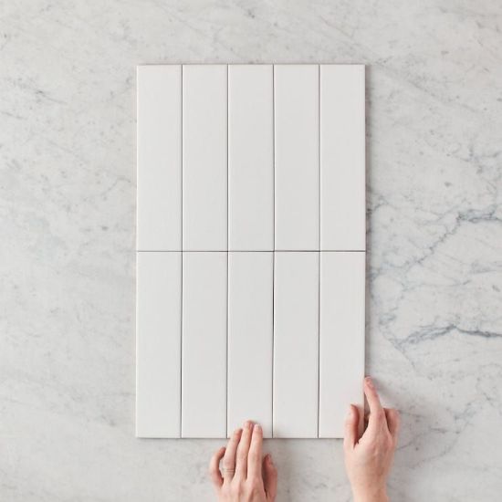 Riverton Matte White Subway Tile