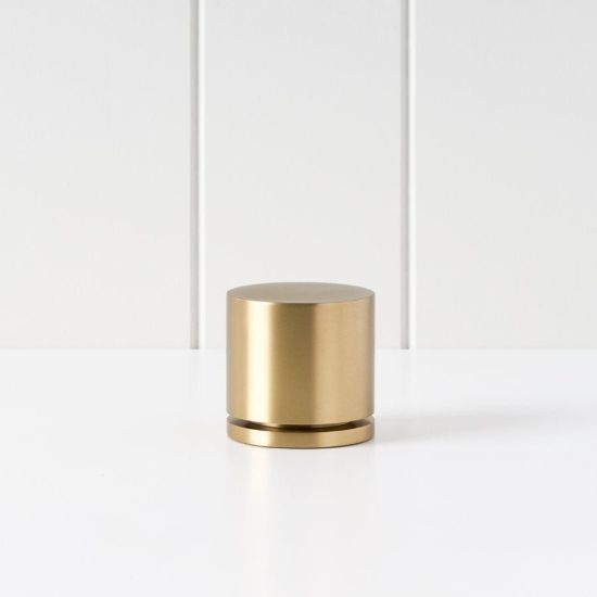 Round Benchtop Progressive Mixer Brushed Brass