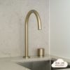 Round Benchtop Progressive Mixer Warm Brushed Nickel