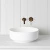 Above Counter Round Basin Matte White