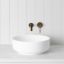 Above Counter Round Basin Matte White