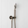 Round Shower Hose + Sprayer Antique Brass