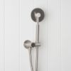 Round Shower Hose + Sprayer Stainless Steel