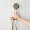 Round Shower Hose + Sprayer Warm Brushed Nickel
