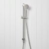 Round Hand Shower + Adjustable Rail Stainless Steel