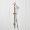 Round Hand Shower + Adjustable Rail Warm Brushed Nickel