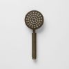 Round Shower Sprayer Head Antique Brass