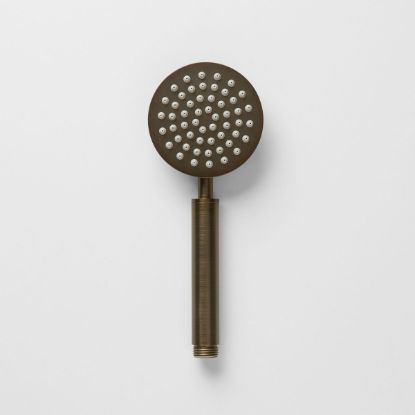 Round Shower Sprayer Head Antique Brass