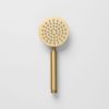 Round Shower Sprayer Head Brushed Brass