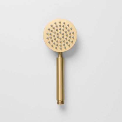 Round Shower Sprayer Head Brushed Brass