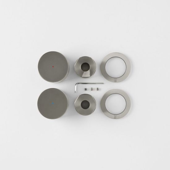Round Taps Trim Kit Stainless Steel