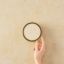 Round Tile Insert Floor Waste Brushed Brass