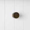 Round Wall Progressive Mixer Antique Brass