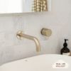 Round Wall Progressive Mixer Warm Brushed Nickel