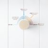 Round Wall Progressive Mixer Warm Brushed Nickel