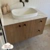 Seaforth French Pattern Travertine Look Beige Matte Tile