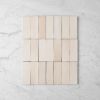 Noosa Semi Gloss Zellige Bone Subway Tile