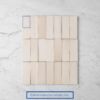 Noosa Semi Gloss Zellige Bone Subway Tile