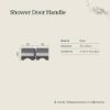 Shower Door Handle Stainless Steel