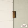 Shower Glass Clamp Antique Brass