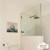 Shower Glass Clamp Antique Brass